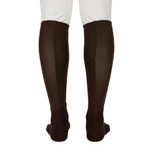 Custom Women's and Men Cotton <b>Equestrian</b> Horse Riding Socks Knee High Breathable Compression Socks OEM ODM Logo - Product Image 5