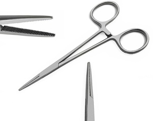 Pinces chirurgicales droites pour artères, pinces chirurgicales courbées pour artères, instruments médicaux, pinces moustiques - Product Image 1