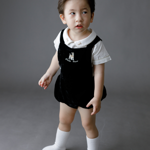 Chaiko House Conjunto de ropa informal de 2 piezas para bebés y niños Animal Transpirable en general Algodón/Poliéster Tela Manga corta-Jasper - Product Image 1