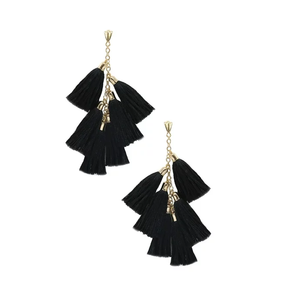 ต่างหูแฟชั่นสไตล์โบโฮสำหรับผู้หญิงดีไซน์ชั้นนำต่างหูพู่โบโฮ - Product Image 4