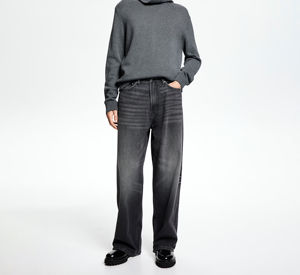 Jeans Casuales de Pierna Ancha para Hombre, Pantalones Vaqueros Urbanos de Corte Holgado, Estilo Hip Hop - Product Image 1