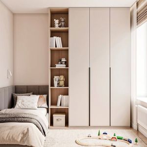 JY Furniture Vietnam Design moderne Style européen RTA Armoire de dressing haute brillance pour chambre à coucher - Product Image 2