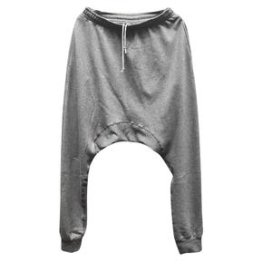 Pantalones holgados informales sin decoración para hombre, pantalón de mezcla de algodón personalizado, Color sólido, sin entrepierna - Product Image 2