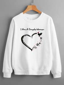 Sweat-shirts vintage pour femmes les plus vendus, finition teinture acide, qualité d'exportation, look délavé, pull-over - Product Image 5