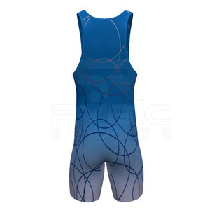 Vente directe d'usine, justaucorps de lutte sur mesure, tissu extensible de qualité supérieure pour l'entraînement et les activités sportives - Product Image 2