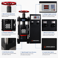 Máquina de Ensayo de Compresión de Hormigón Hidráulica Universal de 2000KN y 200 Toneladas, Manual, Directo de Fábrica