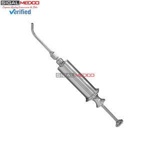 Jeringa de Irrigación Dental de 8.25 Pulgadas con Punta Curva, Instrumento Quirúrgico de Acero Inoxidable, Jeringa de Limpieza Dental de Precisión Reutilizable - Product Image 6