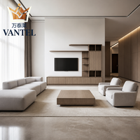 Meuble TV moderne en bois avec tiroirs et rangements pour projets d'aménagement hôtelier - Vente en gros