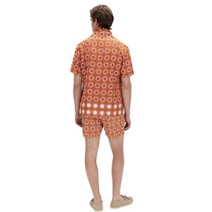 Men’s Printed Short Sleeve Casual Shirt Lightweight Button <b>Down</b> Summer Beach Shirt - Product Image 3