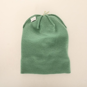 Bonnet unisexe en tricot jacquard rayé contrastant avec pompon brodé, style décontracté, hiver, respirant et imperméable pour enfants - Product Image 6