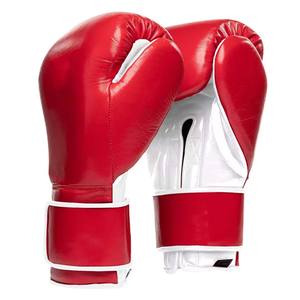 Guantes de Boxeo Profesionales de Cuero Sintético Sanda con Correa de Muñeca Ajustable, Antideslizantes y Transpirables para Kick Boxing - Product Image 4