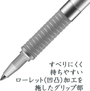 Stylo à bille en métal de qualité supérieure Japan for 925 25 F-9, 0,7 mm, argent, écriture professionnelle, papeterie de luxe, encre noire - Product Image 4