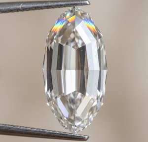 Diamante Sintético Cultivado en Laboratorio, Corte Marquesa, 1 Quilate, Color D, Certificado NO. 76594998 Fabricación de Joyas - Product Image 3