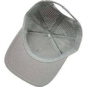 Gorra de Golf Deportiva Impermeable de 5 Paneles, Color Caqui, de Alta Calidad, con Logotipo Bordado en 3D Personalizado, Gorra de Béisbol Clásica con Orificios Cortados con Láser - Product Image 4