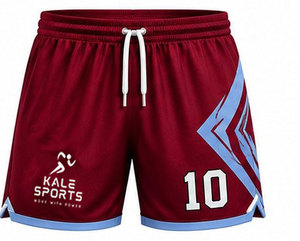 Pantalones Cortos de Fútbol Unisex Fáciles de Usar, 100% Poliéster, Color y Diseño Personalizados, Todas las Tallas Disponibles, Precio al por Mayor, con Cordón Ajustable - Product Image 1