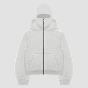 Sudadera con Capucha Balaclava Personalizada 2026 de 430 Gramos para Hombre, Alta Calidad, 100% Algodón, Invierno, Estilo Urbano, Estampada o Lisa, Tipo Ninja - Product Image 1