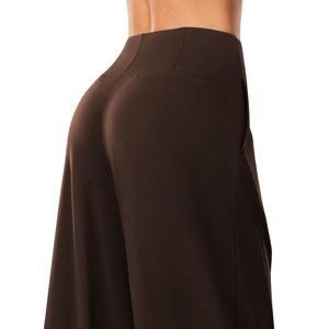 Custom Vintage Sailor Style Women <b>Dress</b> Pants High Waist Double Breasted <b>Gold</b> Buttons Spandex Tailored Business Trousers - Product Image 2
