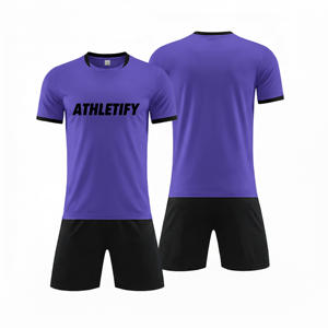 Conjunto de Camiseta de Fútbol Personalizada, Uniforme de Equipo de Fútbol con Sublimación, Conjunto de Camiseta y Pantalones Cortos de Fútbol Transpirables, Kit Deportivo - Product Image 1