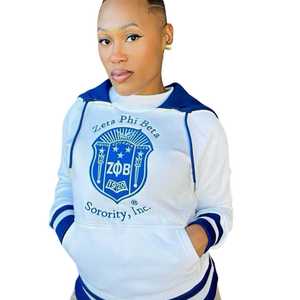 เสื้อฮู้ด Zeta Phi Beta ปักลายเชนิลล์ เสื้อผ้าชมรมพี่น้องชาวกรีก สำหรับทุกเพศ ผลิตจากผ้าฝ้ายพรีเมียม - Product Image 6