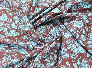 100% coton tissu par yard main bloc impression tissu indien fait à la main coton tissu pour la couture - Product Image 3