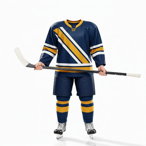 Uniforme de Hockey sobre Hielo Personalizado, Jersey de Hockey sobre Hielo Profesional, Ropa Deportiva de Entrenamiento en Equipo, Diseño Personalizado, Ajuste Cómodo - Product Image 1