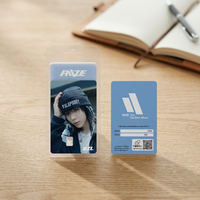 RIIZE Photo Card Set EZL CARD II avec Shotaro, Eunseok, Sungchan et autres cartes de collection en acrylique sur le thème de la pop music, Corée du Sud