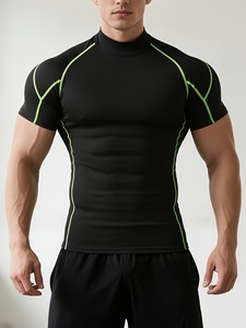 Camisetas de Compresión para Hombre, Ligeras, de Poliéster Transpirable, Tallas Grandes, Protectoras para el Cuerpo - Product Image 2