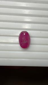 Pierre précieuse naturelle de rubis ovale de 5,35 carats, de couleur rose-rouge intense, pour bague de luxe, pendentif et bijoux fins sur mesure - Product Image 3