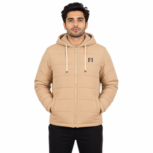 Ventes en gros de vestes matelassées pour hommes, vestes à capuche zippées, vêtements d'extérieur rembourrés, vêtements d'hiver personnalisés, USA - Product Image 1