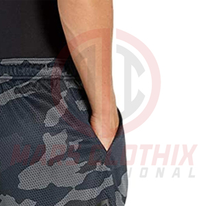 Gym Workout Fitness Sports Custom Logo Men Mesh Shorts Gym Basketball Athletic Streetwear Casual Mesh Men's Shorts - Product Image 6