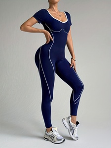 High Waisted <b>Yoga</b> <b>Set</b> for Women Gym Wear Quick Dry and Breathable 1 -Piece Activewear - Product Image 5