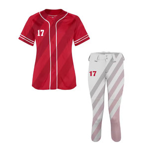 Uniforme de Softbol, Conjunto de Jersey y Pantalones Transpirables para Prácticas de Equipo y Uso en Juegos al Aire Libre - Product Image 1
