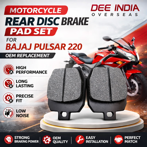 Jeu de plaquettes de frein arrière pour moto Bajaj Pulsar 220, plaquettes de frein à disque, remplacement OEM - Product Image 2