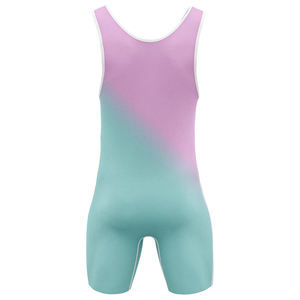 Women's Gradient Color Sleeveless Fitted Vest Bodysuit Spandex <b>Polyester</b> Breathable All Seasons Sport Wear - Product Image 2