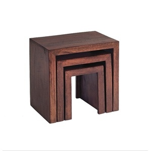 Modern Eco-Friendly Wooden Nesting <b>Table</b> Set Smooth Finish | Handmade Work | Bulk Wholesale Supply for Housewarming Birthday - Product Image 2