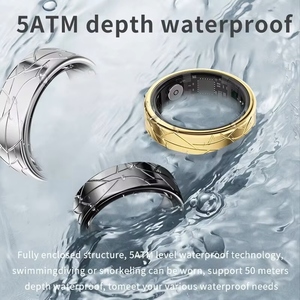 Anillo Inteligente de Salud 2026 de Acero, Monitor de Ritmo Cardíaco, SpO2, Sueño y Actividad Física, Carga Magnética, Compatible con Android e iOS, IP68 - Product Image 6