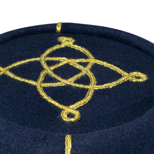 High Quality Uniform <b>White</b> Cap With Bullion Badge Wholesale Caps Custom Cheap Price for Sale - Product Image 5