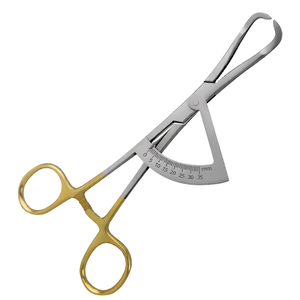 Bone Ridge Mapping Caliper 6.5″ Ring Style Gold Handle Dental Implant Measuring Instrument Stainless Steel <b>Precision</b> <b>Tool</b> - Product Image 2
