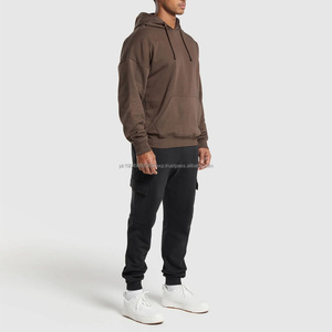 เสื้อฮู้ดดี้ผู้ชายแบบใหม่ทันสมัยคุณภาพสูง มีกระเป๋า ราคาขายส่ง ระบายอากาศได้ดี เหมาะสำหรับเล่นกีฬา พร้อมสกรีนโลโก้ของคุณ - Product Image 4