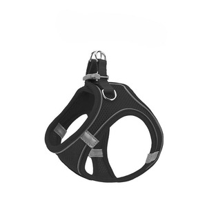 Harnais anti-traction pour animaux de compagnie avec clips avant et arrière, en tissu respirant, confortable et de contrôle efficace pour la promenade, l'entraînement et la course - Product Image 3