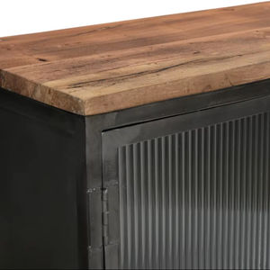 Aparador de Estilo Rústico / Elegante / Vidrio Estriado / Almacenamiento / Estilo Antiguo / Muebles Modernos - Product Image 1