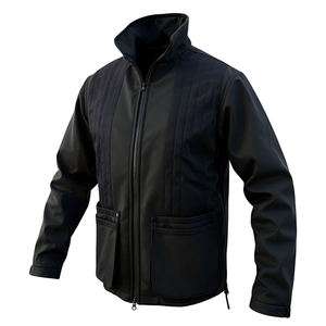Chaqueta de Invierno Premium para Hombre, de Softshell, con Forro de Cuero Sintético, Transpirable, Impermeable, con Cierre, Estilo Formal, para Caza - Product Image 6