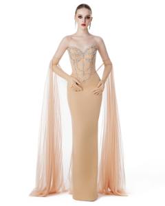 Robe REGAL DUNE _ robe de soirée de luxe haute couture de la marque locale vietnamienne - Product Image 1