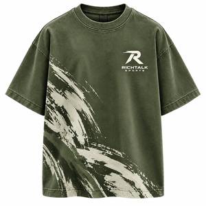 Camiseta Oversize para Hombre, Manga Corta, Deportiva, Talla Grande, Cuello Redondo, Jersey Liso, Ligera - Product Image 5