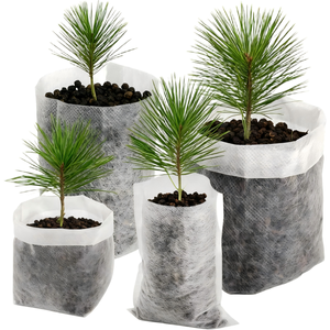 Sacs <span class=keywords><strong>de</strong></span> culture biodégradables en tissu non tissé PE <span class=keywords><strong>de</strong></span> 10 gallons, respirants, durables et économiseurs d'eau pour la maison, le jardin et la pépinière - Product Image 5