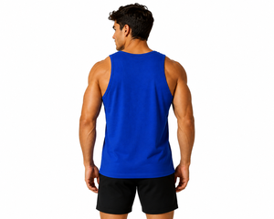 100% cotton sleeveless <b>vest</b> Premium cotton muscle shirt Athletic tank tops for men Fitness training workout <b>vest</b> - Product Image 2