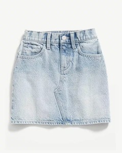 Jupe mini en jean taille haute pour femme, jupe crayon, couleur unie, style décontracté, avec poche, à porter toute l'année - Product Image 3