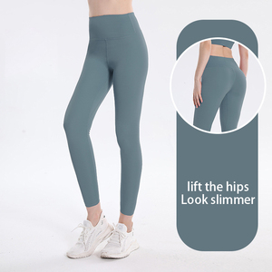 High Waist Cargo Yoga Leggings Women Side Pockets Workout Tights Utility Style Gym Pants Wholesale - Product Image 3