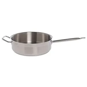 Casserole en acier inoxydable durable pour cuisinière à gaz et à induction, fond épais pour une cuisson fiable des soupes, des currys et des sauces - Product Image 6