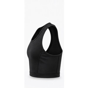 Débardeur de sport tactique noir à compression pour entraînement, fitness et suivi GPS - Product Image 6